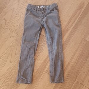 Gray Boys Corduroy Pants